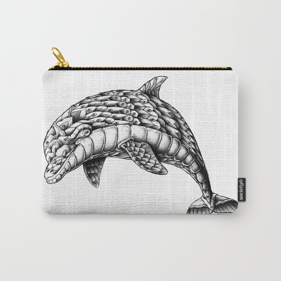 Ornate Dolphin Carry-All Pouch