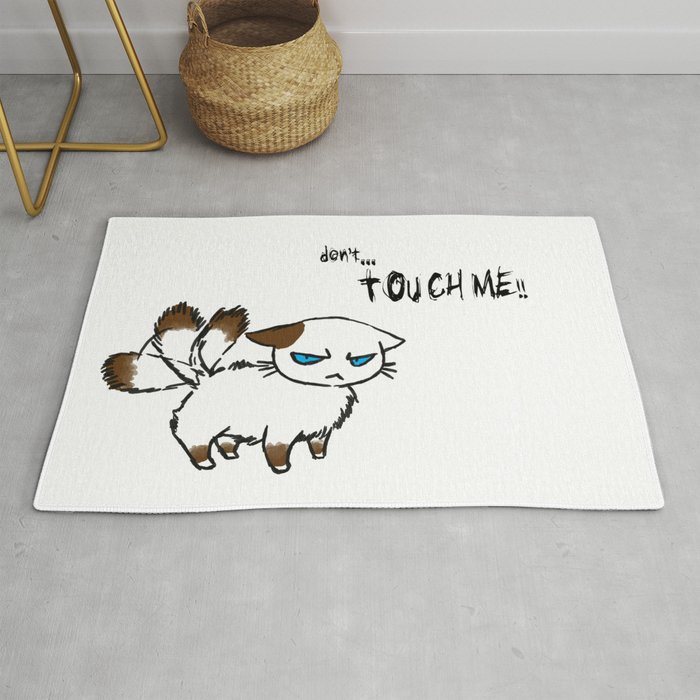 Don't touch me! Rug
