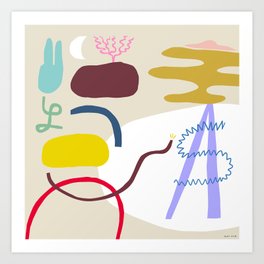 Shapes of Electricity Art Print