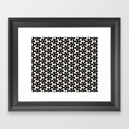 Van Klaveren Pattern Framed Art Print
