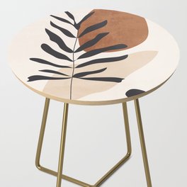 Abstract Art /Minimal Plant 12 Side Table