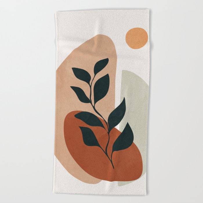 Soft Shapes II Beach Towel