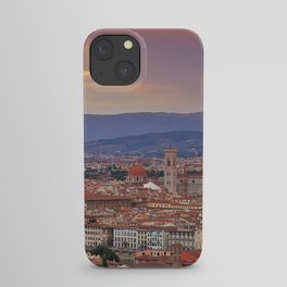 Panorama Florence, Italy. iPhone Case