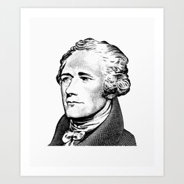 Alexander Hamilton - Founding Father Graphic Art Print