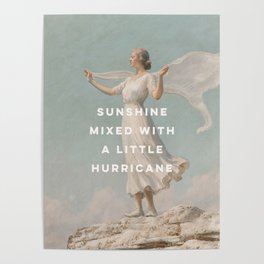 Sunshine Mixed With a Little Hurricane, Feminist Poster