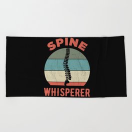 Chiropractor Chiropractic Funny Beach Towel