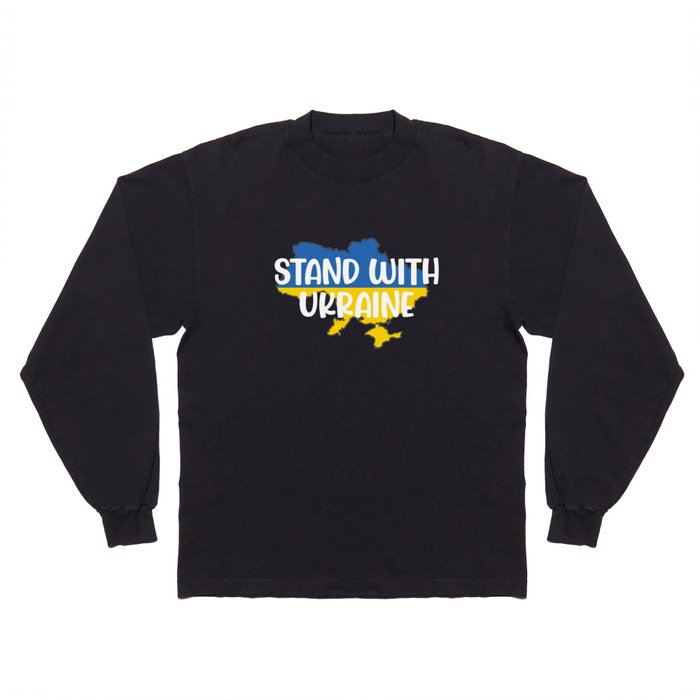 Stand With Ukraine Long Sleeve T Shirt