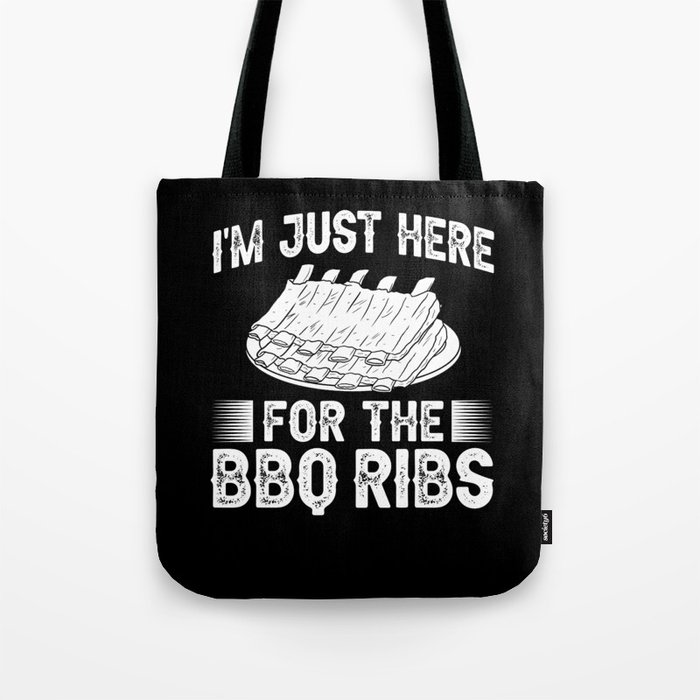 BBQ Ribs Beef Smoker Grilling Pork Dry Rub Tote Bag