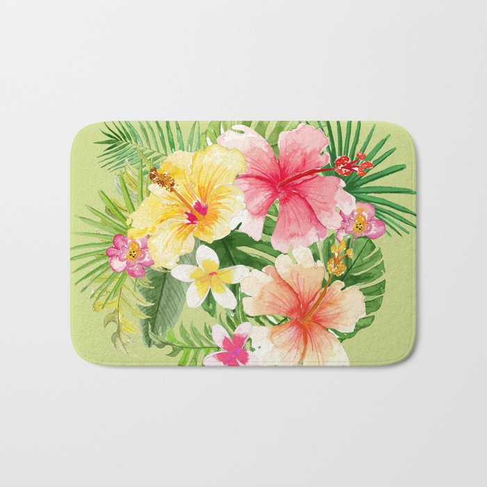 Hibiscus Bath Mat