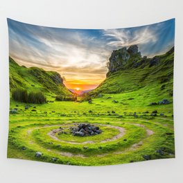 Fairytale Landscape, Isle of Skye, Scotland Wall Tapestry