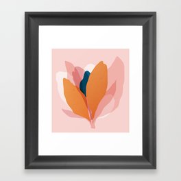 Abstraction_Floral_Blossom Framed Art Print