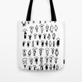 TinyPeople in the Rain Tote Bag