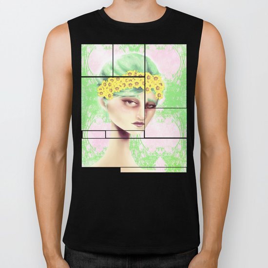 Flowers That Bloom Biker Tank