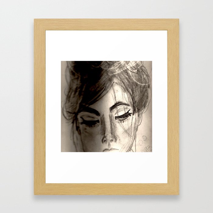 Girl Framed Art Print