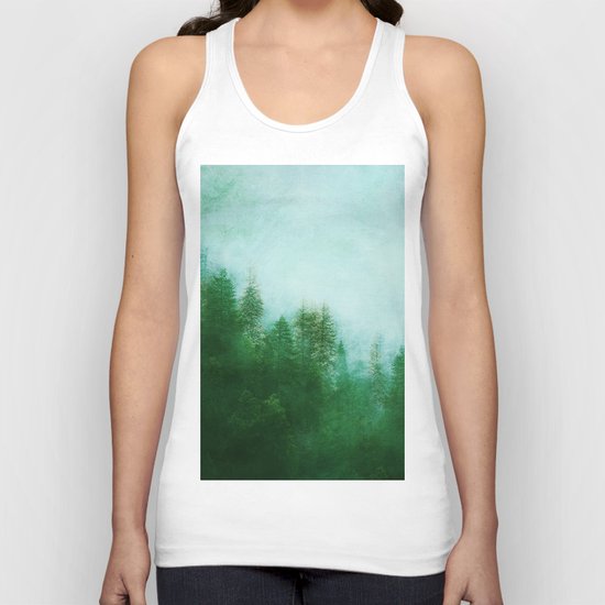Dreamy Spring Forest Unisex Tank Top
