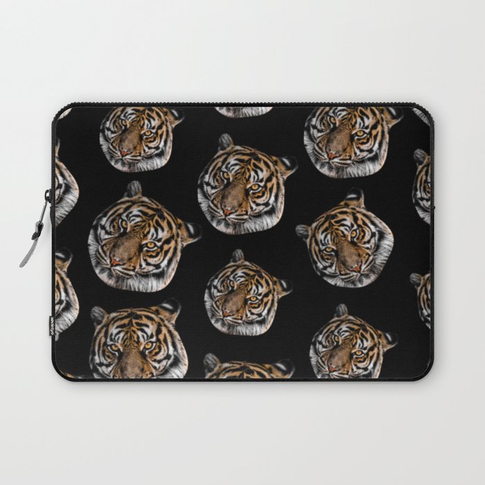 wild safari jungle animal tiger head Laptop Sleeve