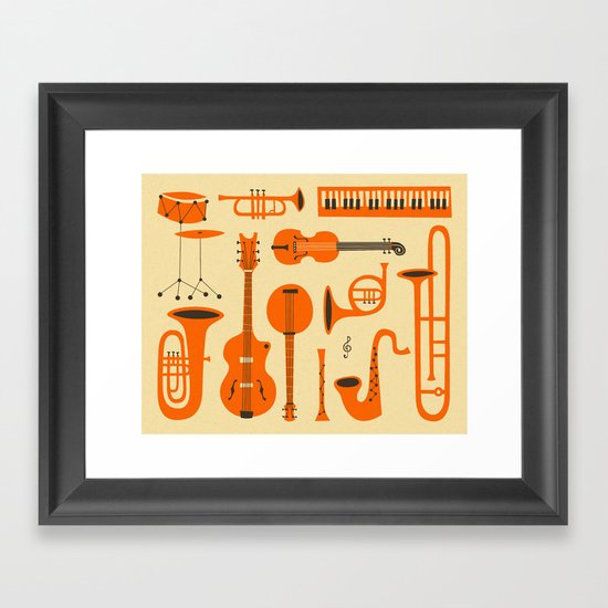 Just Jazz Framed Art Print