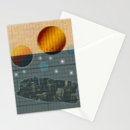 Collage NightSky Stationery Cards