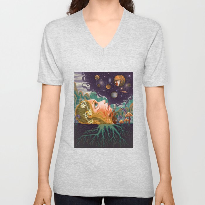 Another Dimension V Neck T Shirt