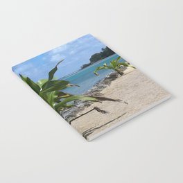 Relaxing Island, Tropical Sea, Sky landscape Notebook