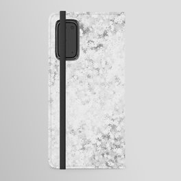 Monochrome old flowers Android Wallet Case