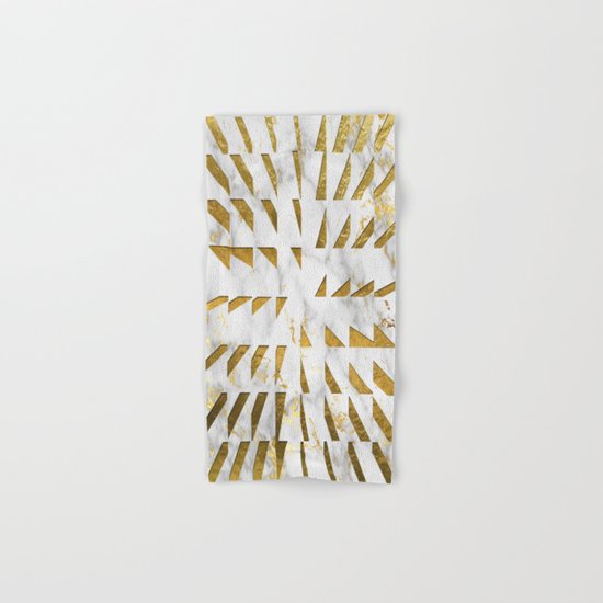 Marble and Gold Pattern #4 Hand & Bath Towel