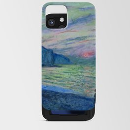 Monet Sunset at Pourville iPhone Card Case