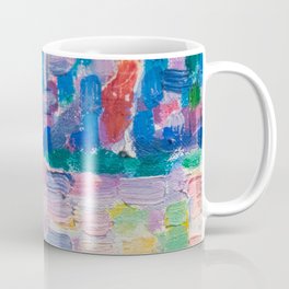 Beautiful Whimsical Bright Modern Colorful Abstract Textured Coffee Mug