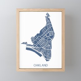 OAKLAND Framed Mini Art Print