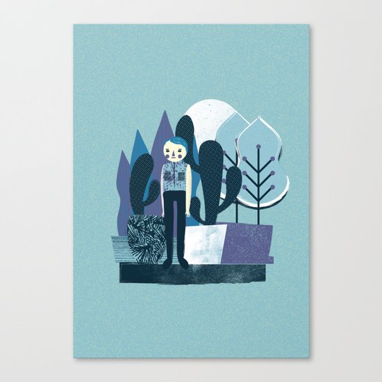 Away Canvas Print