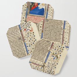 Boucicaut Master - Boccaccio's Vision of the Laurel-Crowned Petrarch (1413) Coaster