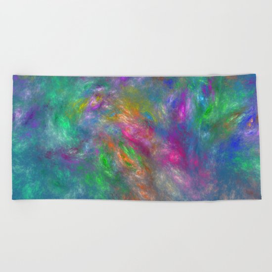 Play of colors #2 Beach Towel