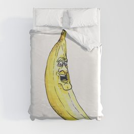 A Handsome Banana for Scale Duvet Cover