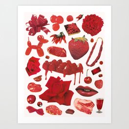 RED by Beth Hoeckel Art Print