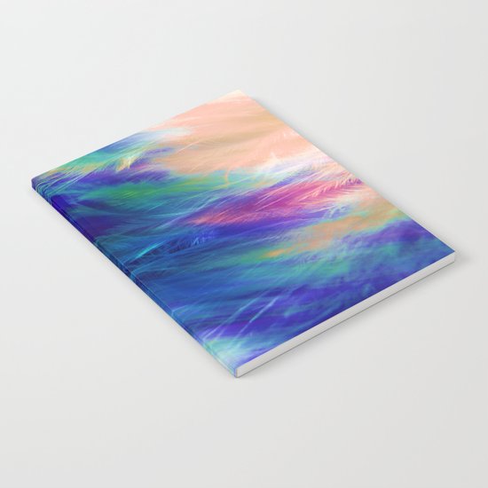 Paint Feathers in the Sky Notebook
