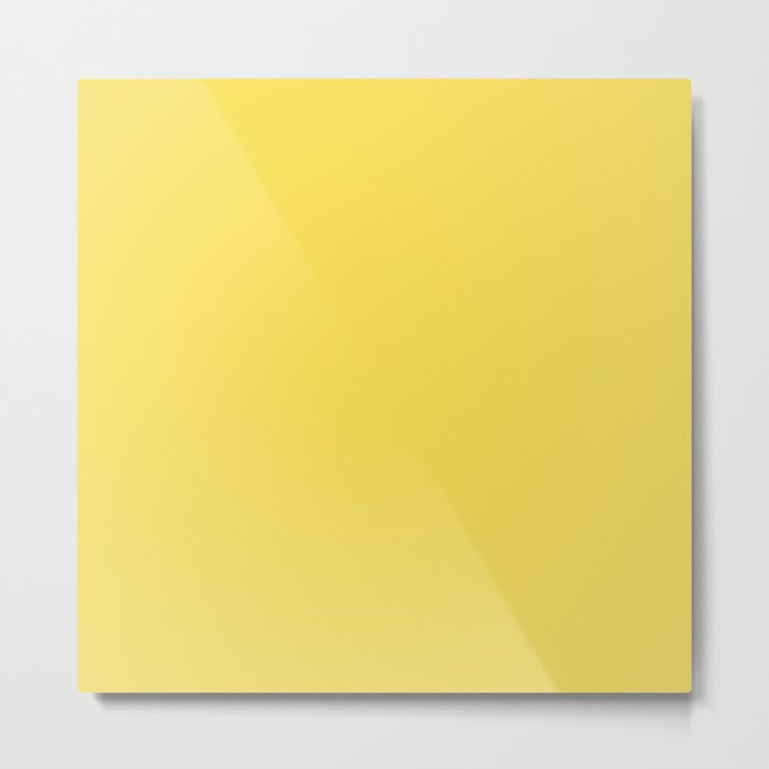 Yellow Zingiberales Metal Print