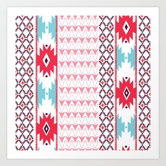 Navajo Glam Art Print
