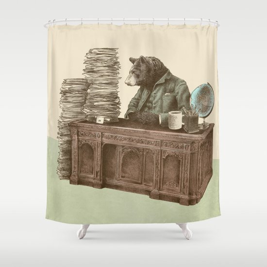 Bearocrat Shower Curtain