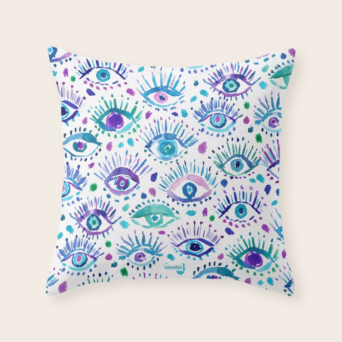 eye print pillow