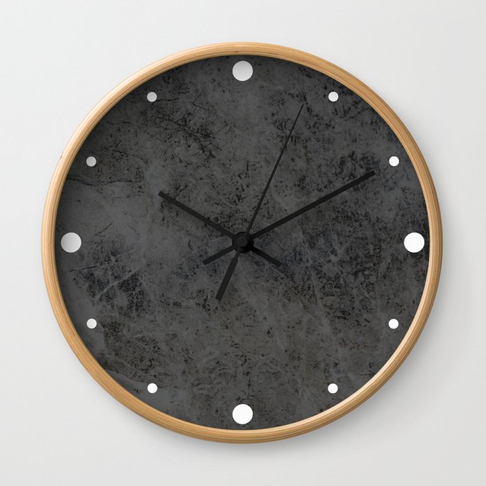 Bullet Gray Abstract Wall Clock