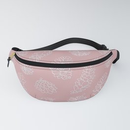 Paper cut pine and fir cones Fanny Pack