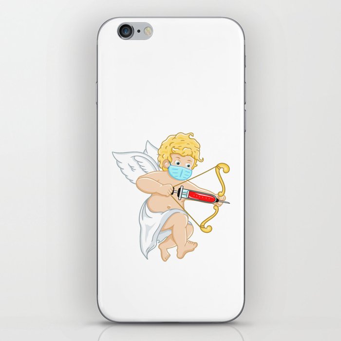 Valentines Day Masked Cupid Funny Velentine Gift Idea For Wmen & Men iPhone Skin