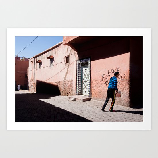 Marrakech Medina Art Print