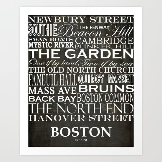 Boston Art Print
