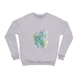 Dreamy Bison watercolor Crewneck Sweatshirt