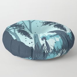 Lonely Spirit Spirited Away Floor Pillow