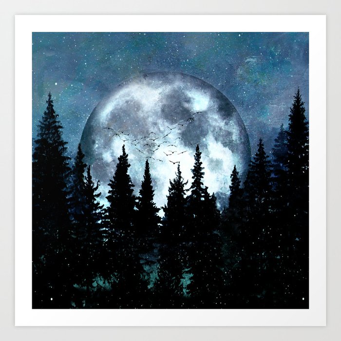 Full Moon II Art Print