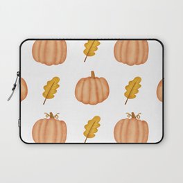 Watercolor Pumpkin Seamless Pattern Laptop Sleeve