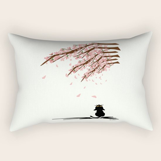 Sakura Rectangular Pillow