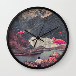 My Choices left me Alone Wall Clock